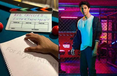 ആര്യൻ ഖാൻ പങ്കുവച്ച് സ്ക്രിപ്റ്റിന്റെ ചിത്രം, ആര്യൻ ഖാൻ/ ഇൻസ്റ്റഗ്രാം