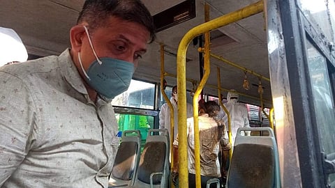 ഈഞ്ചക്കല് കെഎസ്ആര്ടിസി യാര്ഡിലെ ബസിലാണ് മൃതദേഹം