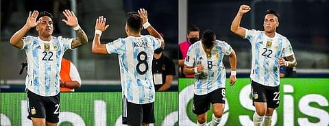 ലൗട്ടെറൊ മാര്ട്ടിനെസിന്റെ ആഹ്ലാദപ്രകടനം/ ട്വിറ്റര്