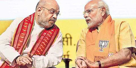 പ്രധാനമന്ത്രി നരേന്ദ്രമോദിയും ആഭ്യന്തരമന്ത്രി അമിത് ഷായും, ഫയല്