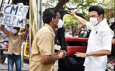 സ്റ്റാലിന് ട്വിറ്ററില് പങ്കുവച്ച ചിത്രം