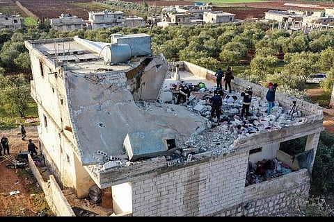 ഖുറേഷിയും കുടുംബവും താമസിച്ചിരുന്ന കെട്ടിടം/ ചിത്രം: എ പി