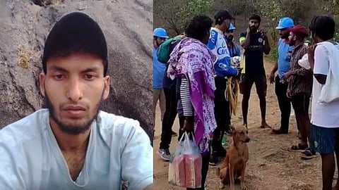 ബാബു, മലയില് കുടുങ്ങിയ യുവാവിനായുള്ള രക്ഷാപ്രവര്ത്തനം