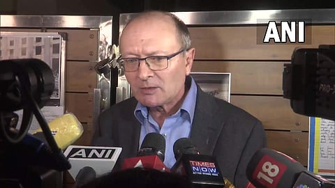 ഇന്ത്യയിലെ യുക്രൈന് സ്ഥാനപതി മാധ്യമങ്ങളെ കാണുന്നു/എഎന്