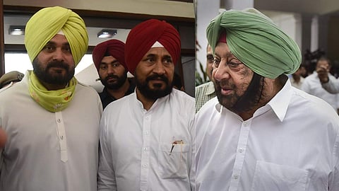 സിധു, ഛന്നി, അമരീന്ദര്/ ഫയല്