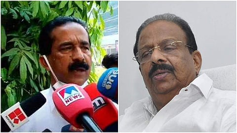 സി വി വര്ഗീസ്, കെ സുധാകരന്/ ഫയല്