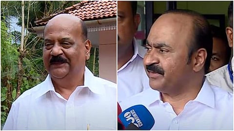 മാണി സി കാപ്പൻ, വി ഡി സതീശൻ/ ടെലിവിഷൻ ദൃശ്യം