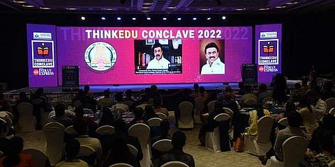 എംകെ സ്റ്റാലിന്റെ വീഡിയോ സന്ദേശം തിങ്ക് എഡ്യു കോണ്ക്ലേവില്