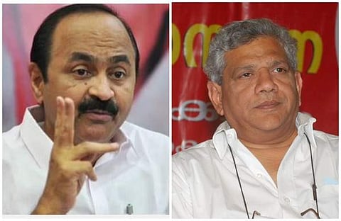 വി ഡി സതീശന്, യെച്ചൂരി