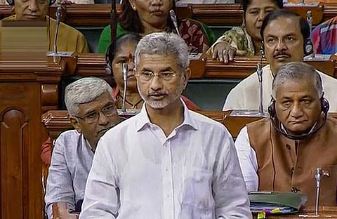 എസ് ജയ്ശങ്കര് ലോക്സഭയില്/ഫയല്