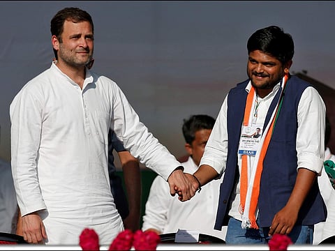 രാഹുല് ഗാന്ധി, ഹാര്ദിക് പട്ടേല്/ഫയയല്