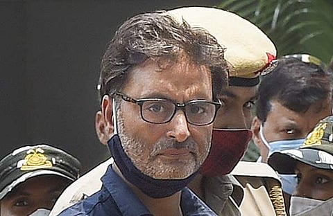 യാസീന് മാലിക്കിനെ കോടതിയില് ഹാജരാക്കിയപ്പോള്/പിടിഐ