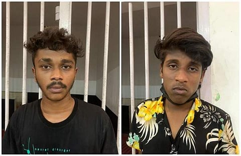 അറസ്റ്റിലായ മനു,ശരത്