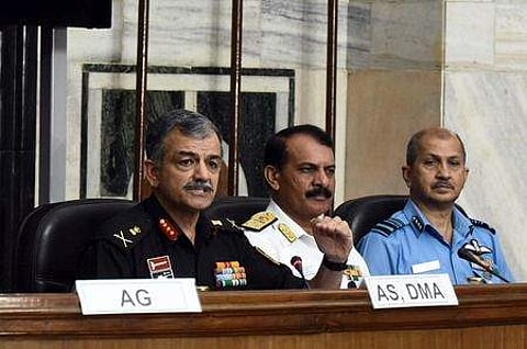 ലഫ്റ്റനന്റ് ജനറല് അനില് പുരിയുടെ വാർത്താസമ്മേളനം/ പിടിഐ