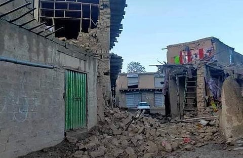 അഫ്ഗാനില് തകര്ന്ന വീടുകള്/ട്വിറ്റര്