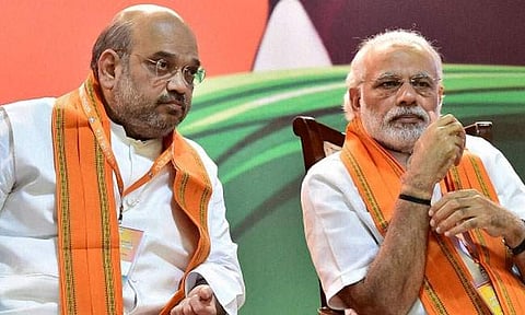 നരേന്ദ്ര മോദി,അമിത് ഷാ/പിടിഐ