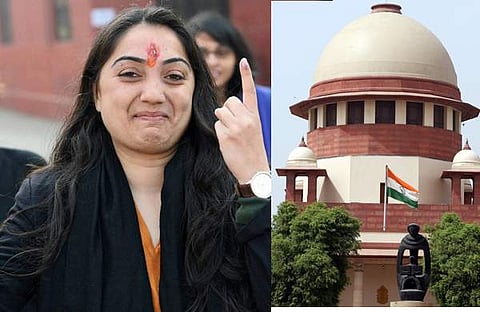 നൂപുര് ശര്മയെ രൂക്ഷമായ ഭാഷയില് വിമര്ശിച്ച് സുപ്രീം കോടതി