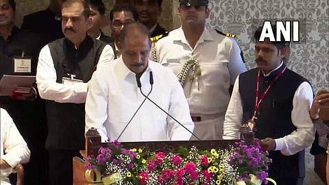 ചന്ദ്രകാന്ത പാട്ടീല് മന്ത്രിയായി സത്യപ്രതിജ്ഞ ചെയ്യുന്നു/എഎന്ഐ