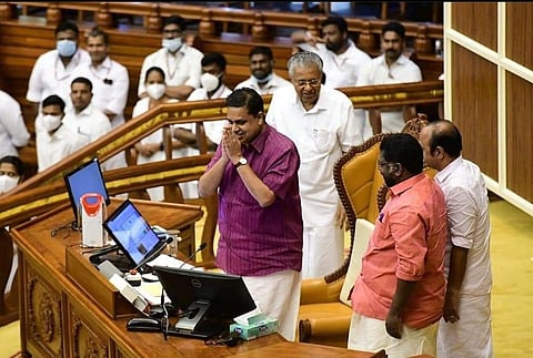 എഎന് ഷംസീര് ഫെയ്സ്ബുക്കില് പങ്കുവച്ച ചിത്രം