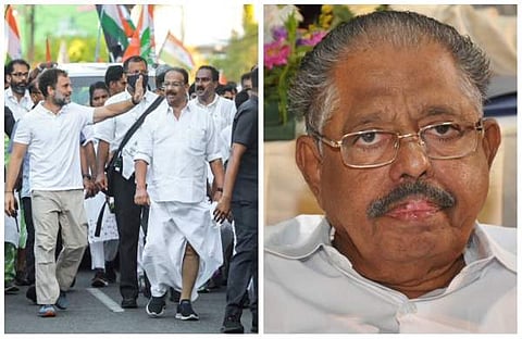 രാഹുല് ഗാന്ധി ഭാരത് ജോഡോ യാത്രയില്, ആര്യാടന് മുഹമ്മദ്