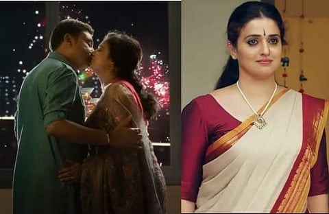 പവിത്രയും നരേഷും ചുംബിക്കുന്നു/ വിഡിയോ സ്ക്രീൻഷോട്ട്, പവിത്ര ലോകേഷ്/ ഇൻസ്റ്റഗ്രാം