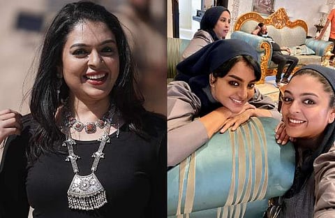 മഞ്ജു വാര്യർക്കൊപ്പം നടി രാധിക/ചിത്രം ഫേസ്ബുക്ക്