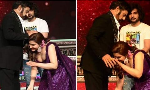 നന്ദമൂരി ബാലകൃഷ്ണയോടൊപ്പം ഹണി റോസ്/ ചിത്രം ട്വിറ്റർ