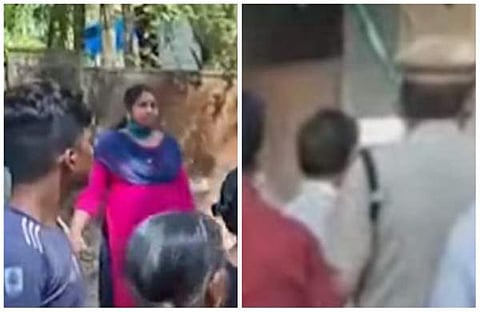 സംഭവ സ്ഥലത്ത് നിന്നുള്ള വീഡിയോ സ്ക്രീന്ഷോട്ട്