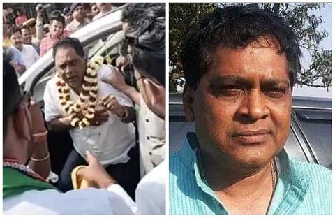 മന്ത്രിക്ക് വെടിയേറ്റ സമയത്തുള്ള വീഡിയോ സ്ക്രീന്ഷോട്ട്, നബ കിഷോര് ദാസ്