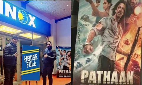 പത്താൻ ചിത്രം കശ്മീരിൽ ഹൗസ്ഫുൾ/ ചിത്രം ട്വിറ്റർ