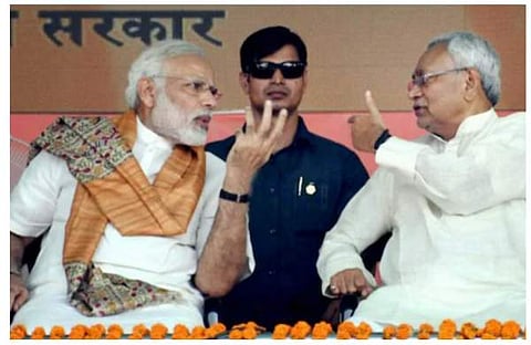 നിതീഷ് കുമാര് പ്രധാനമന്ത്രി മോദിക്കൊപ്പം/ ഫയല്
