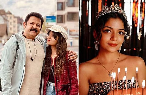 കൃഷ്ണകുമാറും ഹൻസികയും/ ഇൻസ്റ്റഗ്രാം