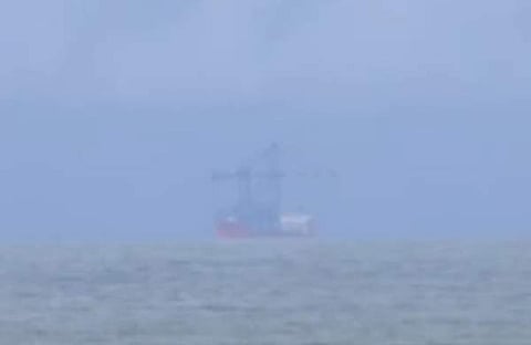 വിഴിഞ്ഞത്തേക്ക് കപ്പലെത്തുന്നു/ ടിവി ദൃശ്യം