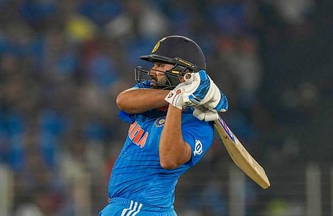 രോഹിത് ശര്മയുടെ ബാറ്റിങ്/ പിടിഐ