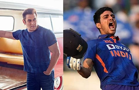 സൽമാൻ ഖാൻ, ശുഭ്മാൻ ഗിൽ/ ഫെയ്സ്ബുക്ക്