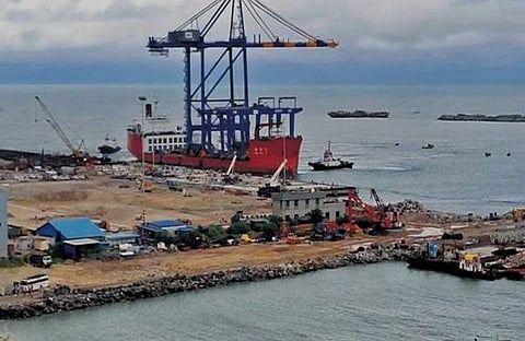 വിഴിഞ്ഞം തുറമുഖം/ ചിത്രം: ന്യൂ ഇൻഡ്യൻ എക്സ്പ്രസ്