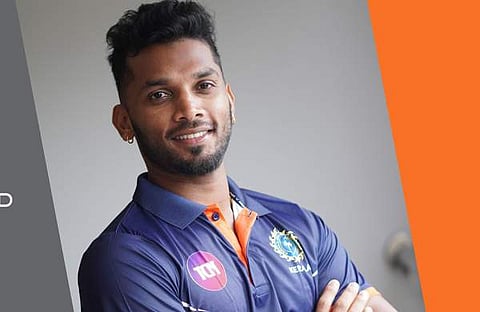 സെഞ്ച്വറി നേടിയ വിഷ്ണു വിനോദ്/ ഫെയ്സ്ബുക്ക്