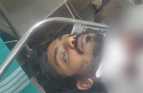 ആശുപത്രിയില് ചികിത്സയില് കഴിയുന്ന ദീപക്ക്, ടിവി ദൃശ്യം