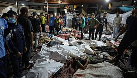 ആക്രമണം നടന്ന ആശുപത്രിയില് നിന്ന്/എഎഫ്പി