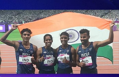 മിക്സഡ് റിലേ ടീം/ ട്വിറ്റര്