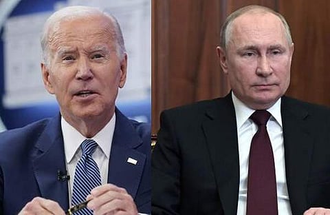 ജോ ബൈഡന്/ വ്ലാദിമിര് പുടിന് , ഫോട്ടോ: എപി