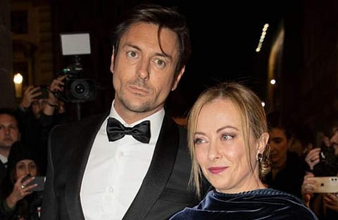 ജോർജിയ മെലോനി, ആൻഡ്രി ഗ്യാംബ്രൂണോ/ എക്സ്