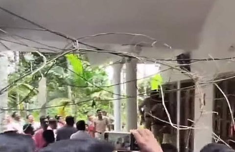 വയനാട്ടിൽ കൊലപാതകം നടന്ന വീടിന്റെ ദൃശ്യം, സ്ക്രീൻഷോട്ട്