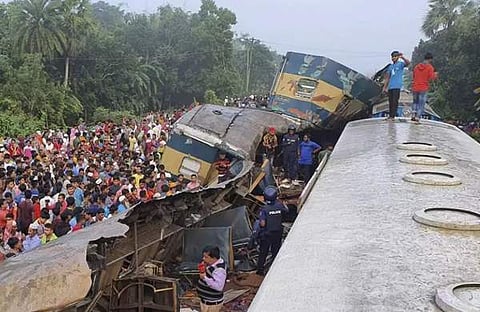 ബംഗ്ലാദേശിലെ ട്രെയിൻ അപകടം, എക്സ്