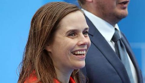 ഐസ്ലന്ഡിലെ പ്രധാനമന്ത്രി കാട്രിന് ജാക്കബ്സ്ഡോട്ടിയര്/ഫോട്ടോ: എഎഫ്പി