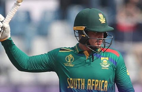 ക്വിന്റൻ ഡി കോക്ക്: IMAGE CREDIT/ICC Cricket World Cup