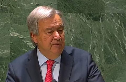 യു എന് സെക്രട്ടറി ജനറല് അന്റോണിയ ഗുട്ടെറസ്/ ചിത്രം: എക്സ്