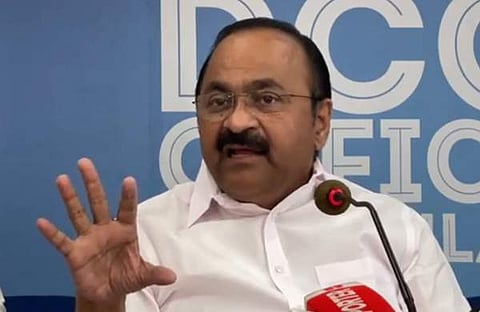 വിഡി സതീശന് കൊച്ചിയില് മാധ്യമങ്ങളെ കാണുന്നു