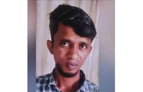 പിടിയിലായ വിനോദ്, ടിവി ദൃശ്യം