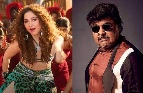 കാവാലയ്യ ഗാനരംഗത്തിൽ തമന്ന, മൻസൂർ അലി ഖാൻ/ ഫെയ്സ്ബുക്ക്